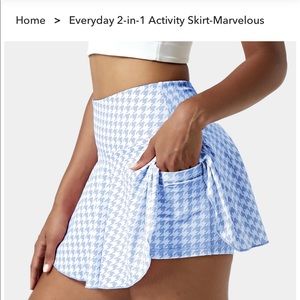TIKTOK Halara Everyday 2 in 1 Activity Skirt Marvelous
